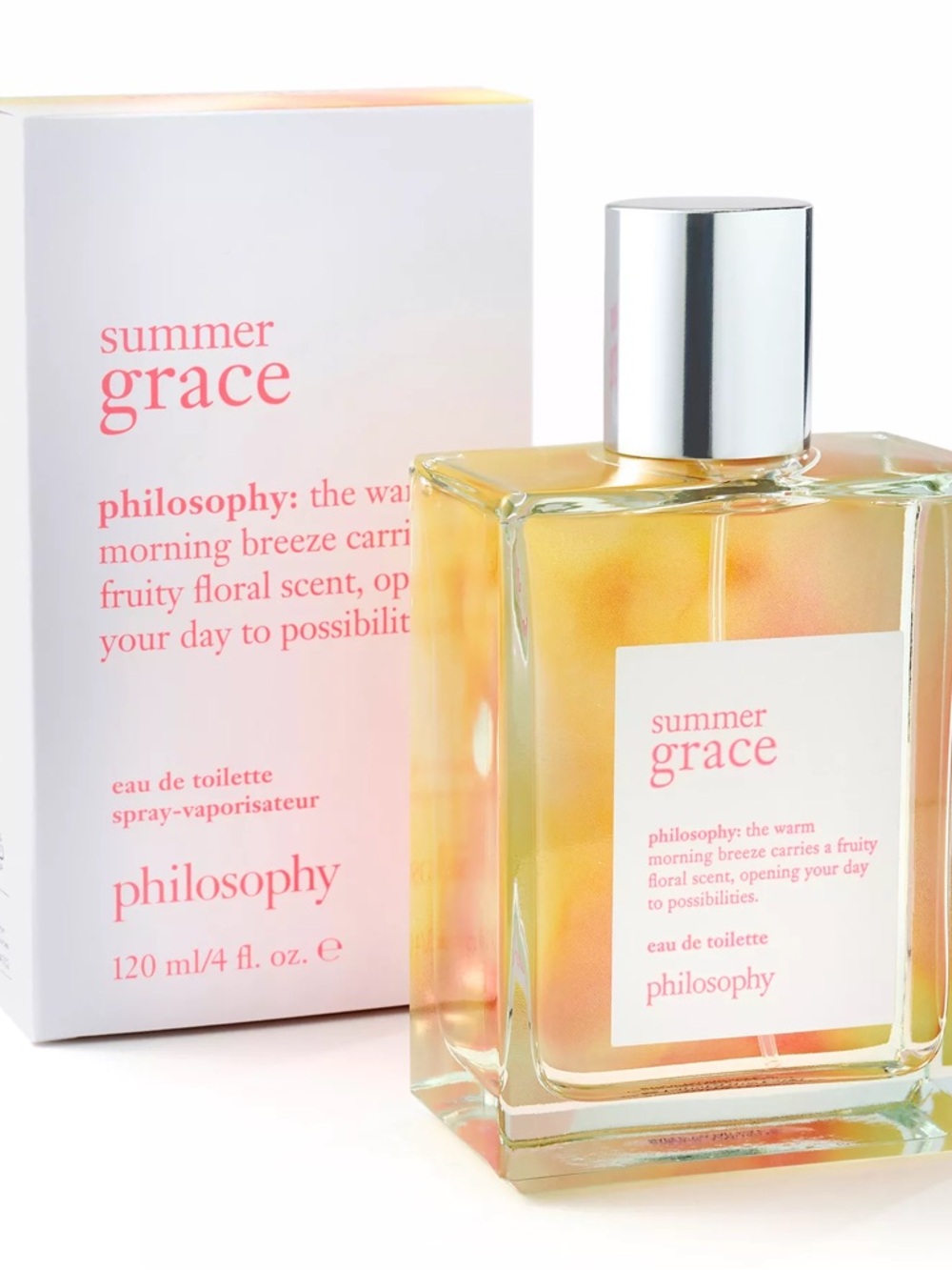SUMMER GRACE by Philosophy EDT SPRAY 4 OZ New in box
